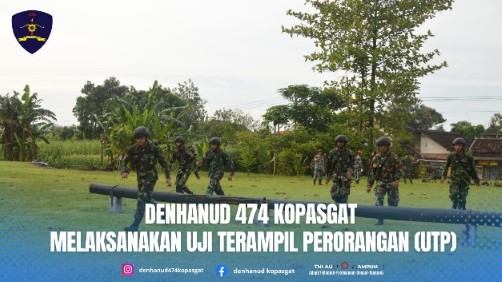 Denhanud 474 Kopasgat Melaksanakan Uji Terampil Perorangan (Utp)