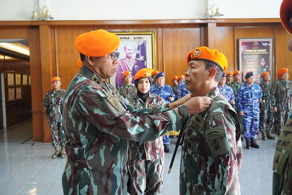 Dankopasgat Pimpin Sertijab Wadan Dan Inspektur Kopasgat