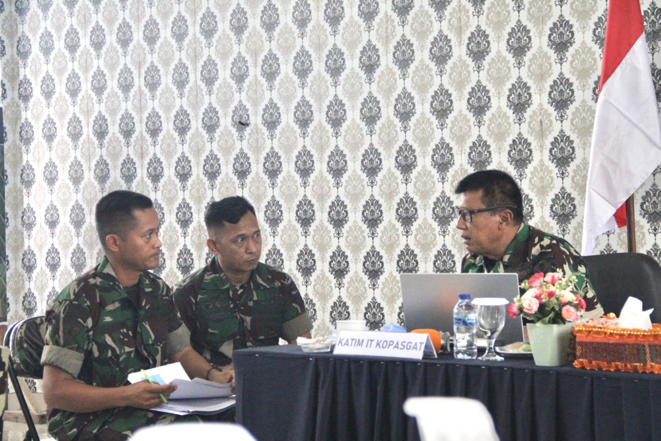 Kunjungan Tim Audit Kinerja It Kopasgat Ke Batalyon Komando 469 Kopasgat 