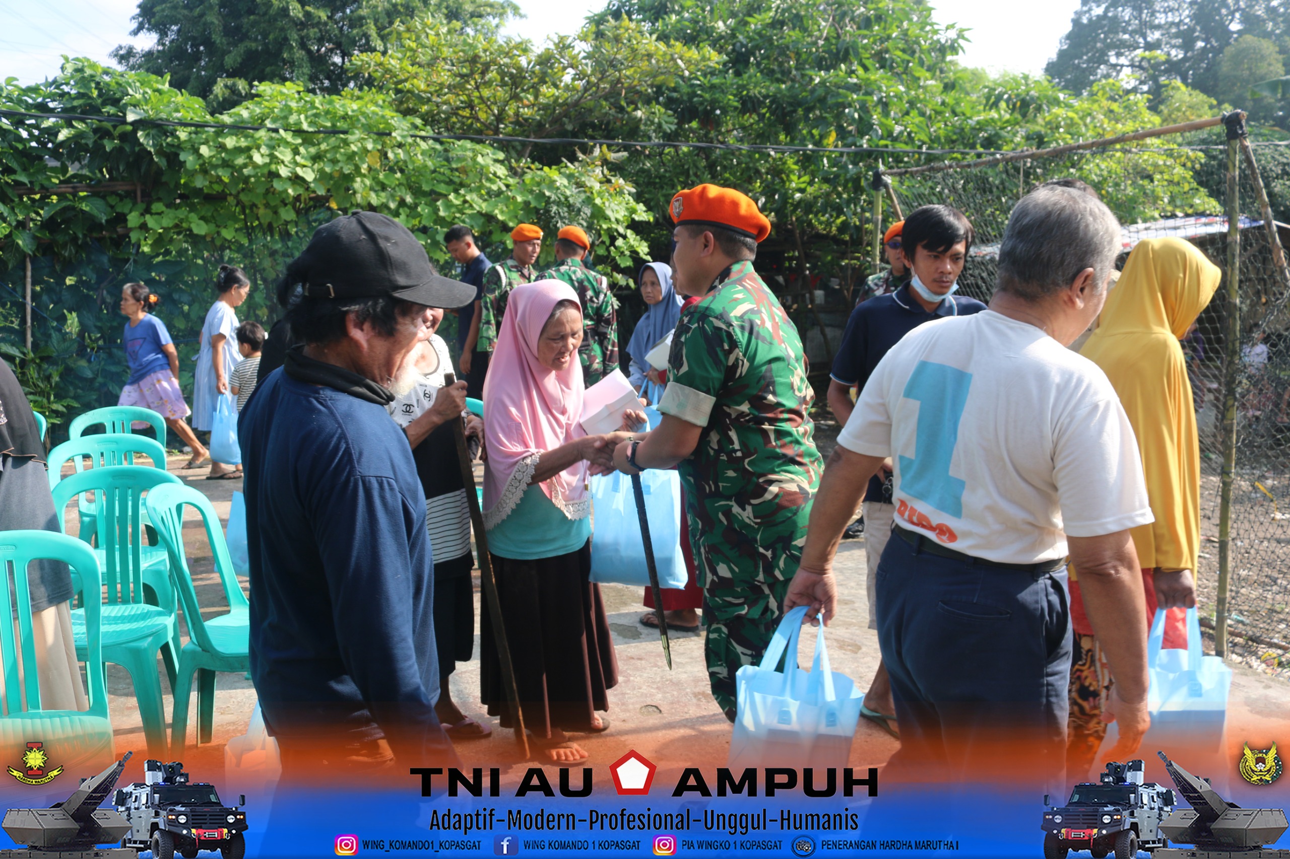 Jumat Berkah Wing Komando I Kopasgat