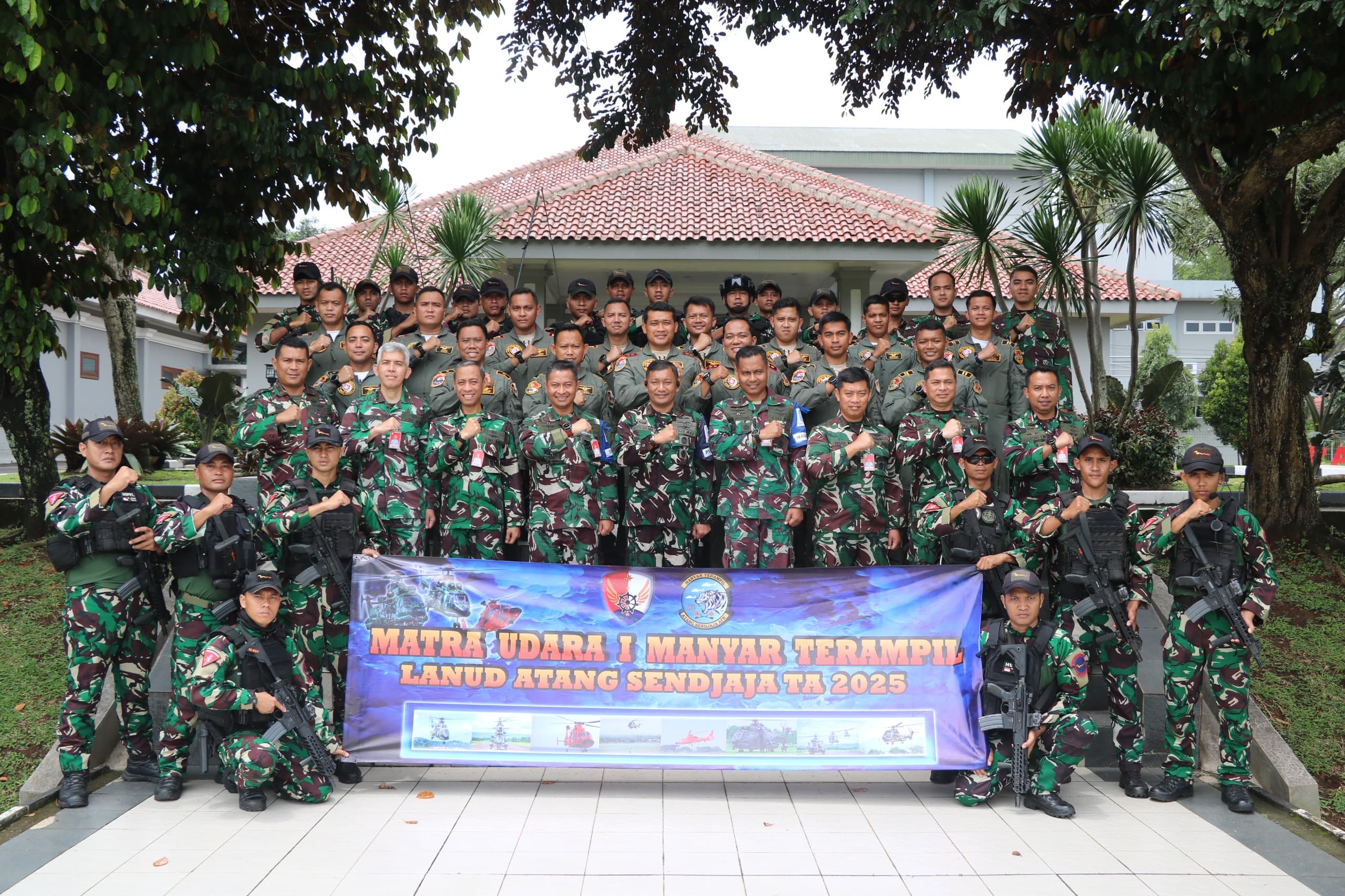 Detasemen Matra 1 Wing Komando I Kopasgat Mengikuti Latihan Puncak Lanud Atang Sendjaja, Manyar Terampil Tahun Anggaran 2025