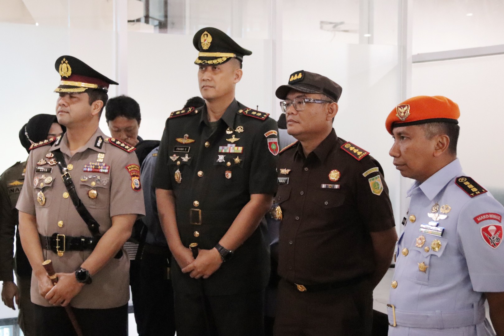 Danwingko II Kopasgat Hadiri Acara Sertijab Wali Kota Makassar