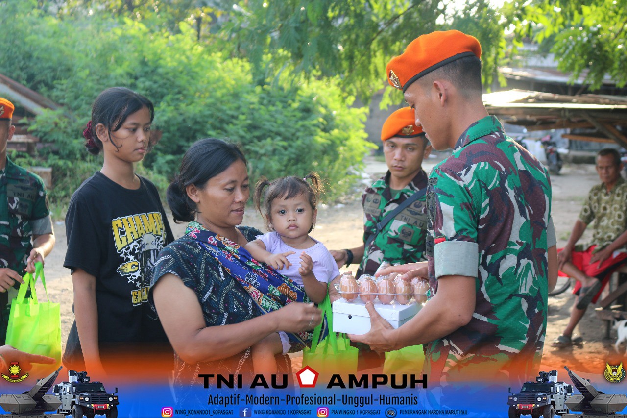 KEGIATAN RUTIN JUMAT BERKAH WING KOMANDO I KOPASGAT