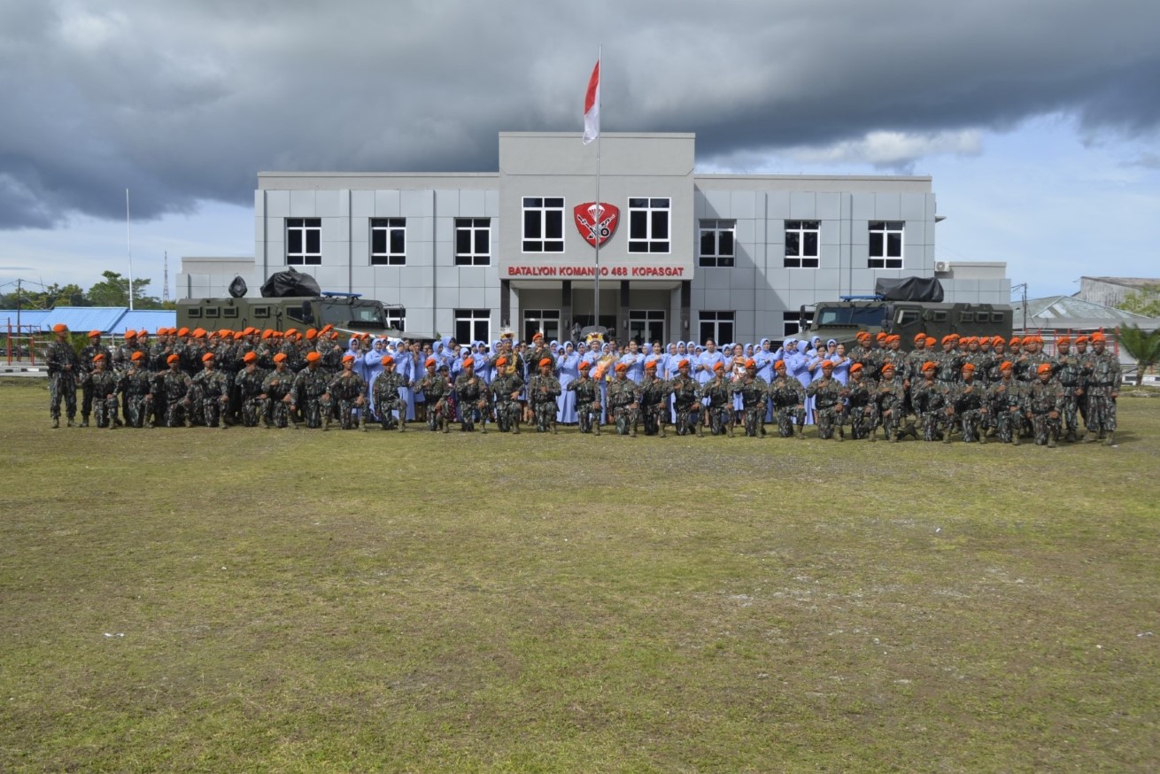 Passing In Dan Passing Out Komandan Batalyon Komando 468 Kopasgat