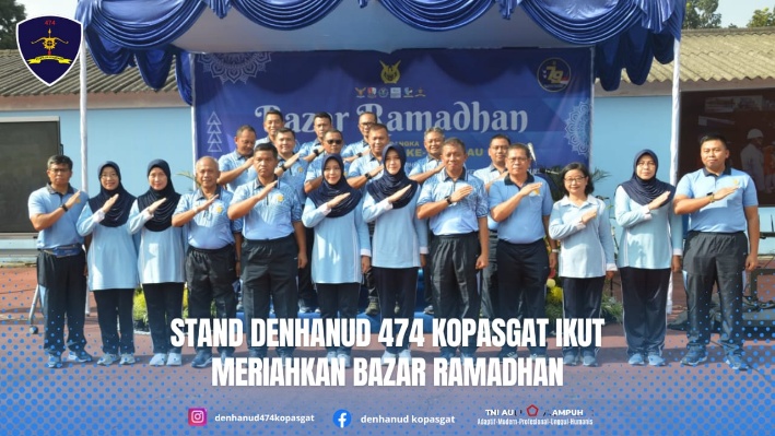 Stand Denhanud 474 Kopasgat Ikut Meriahkan Bazar Ramadhan