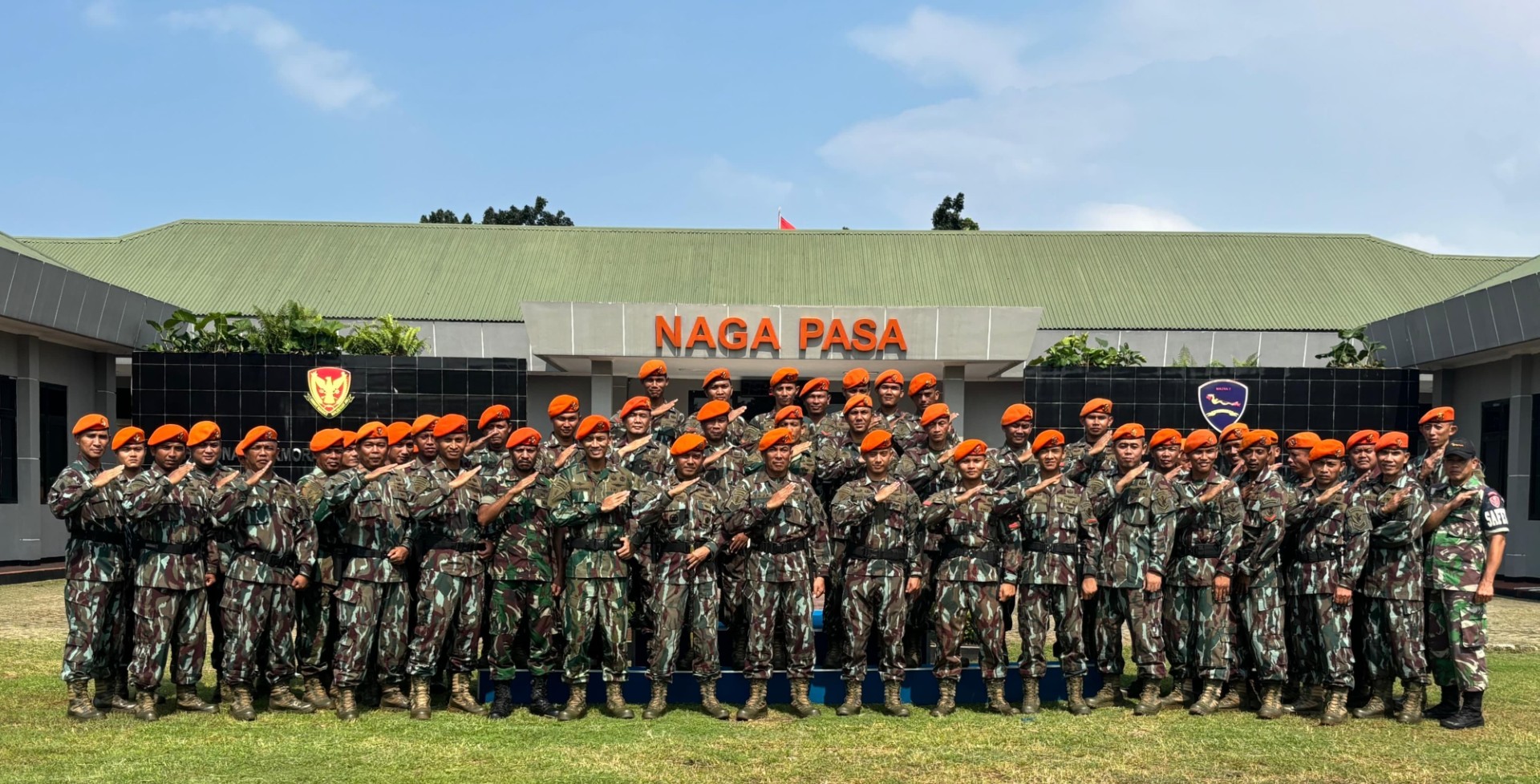 Detasemen Matra I Wing Komando I Kopasgat Melaksanakan Upacara Purna Tugas Terhadap Prajurit Yang Memasuki Masa Pensiun.