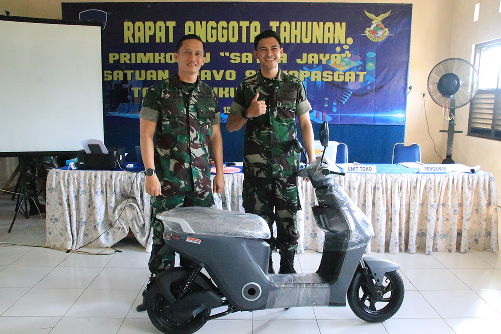 KOMANDA SATUAN BRAVO 90 KOPASGAT HADIRI RAPAT ANGGOTA TAHUNAN KOPERASI  SATYA JAYA SATBRAVO 90 KOPASGAT