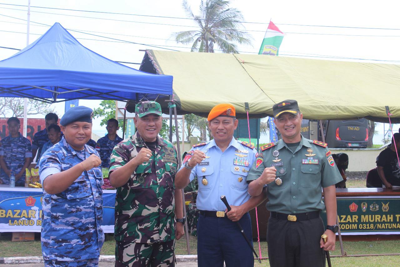 Bazar Ramadhan TNI Wilayah Natuna Menyambut Idul Fitri 1446 H