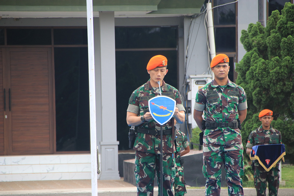 HALAL BIHALAL DI MARKAS SATUAN BRAVO 90 KOPASGAT