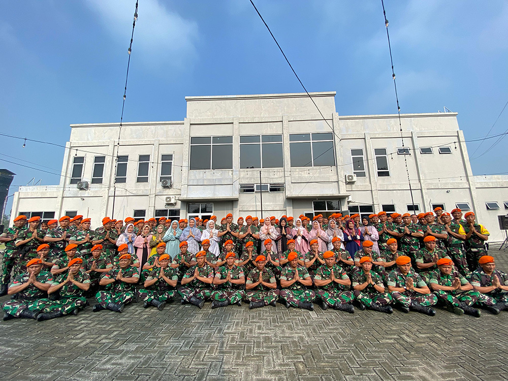 Upacara Kenaikan Pangkat dan Halal Bihalal Keluarga Besar Yonko 463 Wingko I Kopasgat