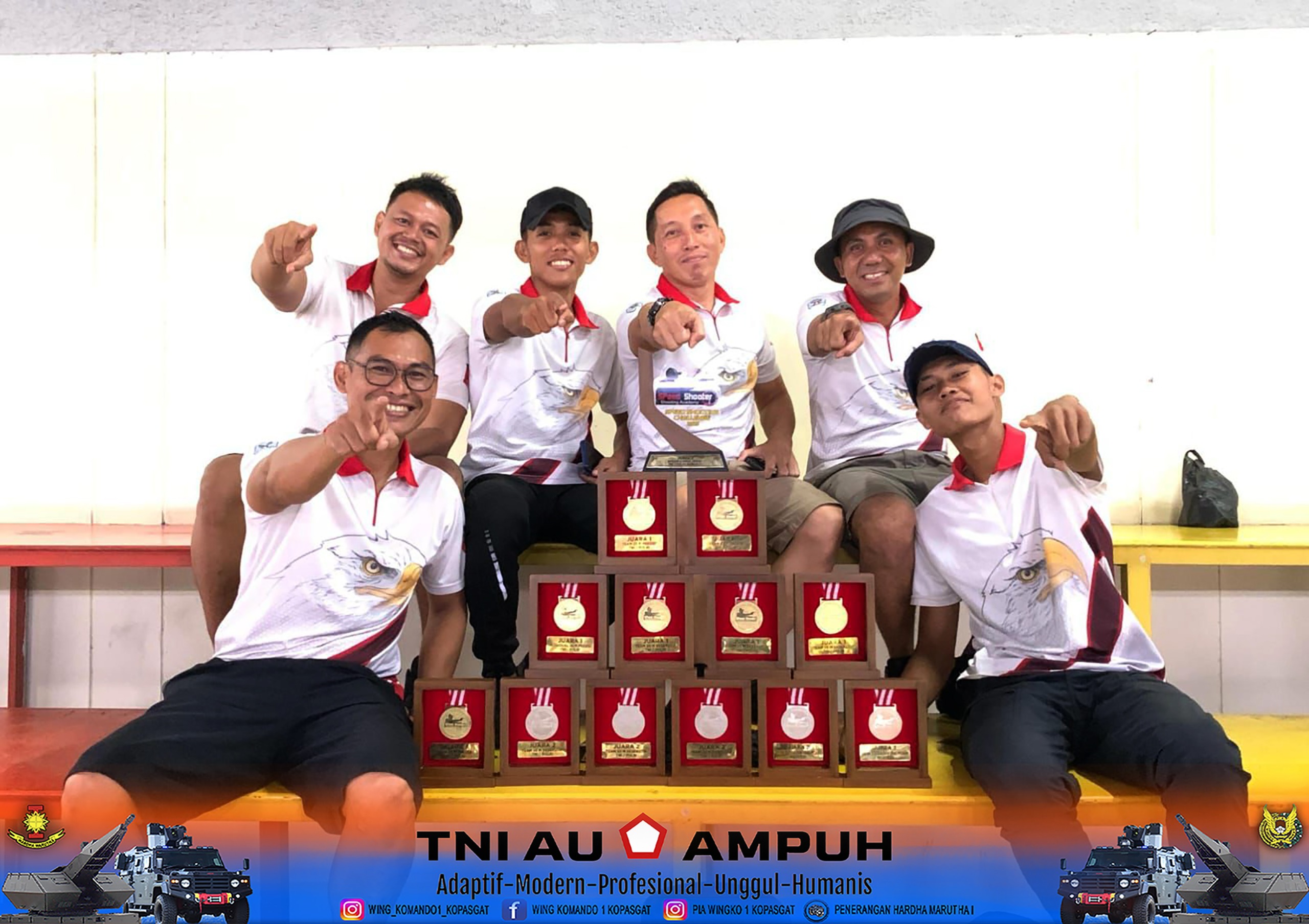 Wing Komando I Kopasgat Borong Semua Medali Di Kejuaraan Speed Shooting Challange 2025