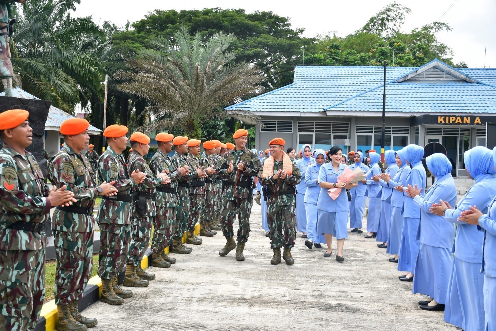 Perkuat Soliditas Danwingko III Kopasgat Tatap Muka Dengan Prajurit Kopasgat Pekanbaru
