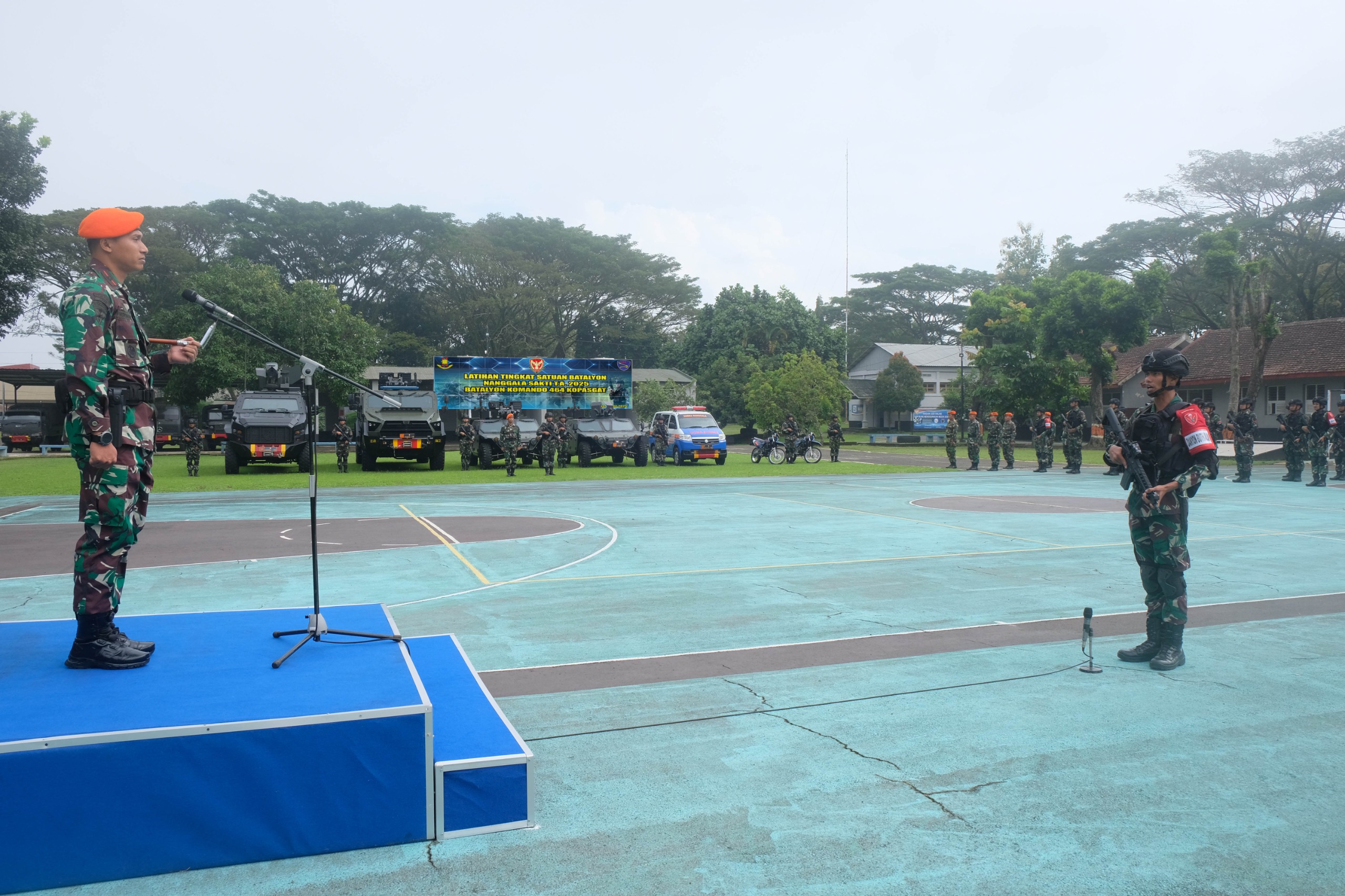 Yonko 464 Kopasgat Gelar Latihan Satuan Tingkat Batalyon