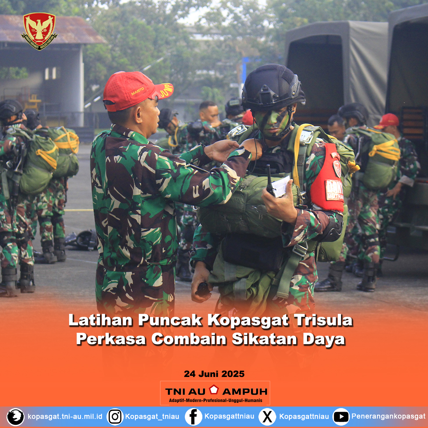 Prajurit Yonko 464 Kopasgat Ikuti Latihan Puncak Kopasgat Trisula Perkasa Combain Sikatan Daya 2025 Di Maluka Baulin