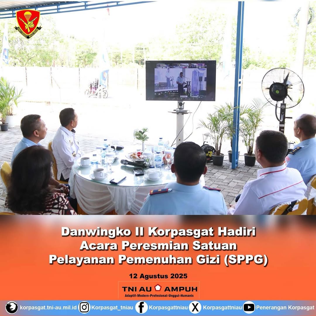Danwingko II Korpasgat Hadiri Acara Peresmian SPPG TNI AU