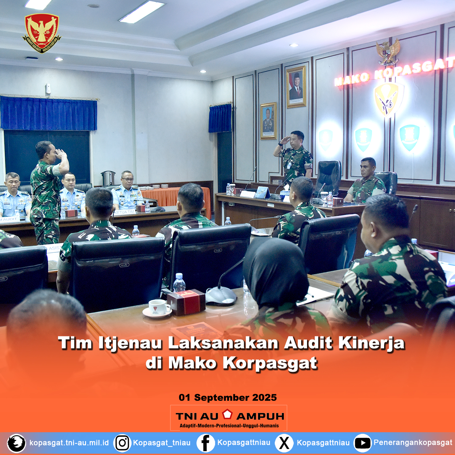 Tim Itjenau Laksanakan Audit Kinerja di Mako Korpasgat