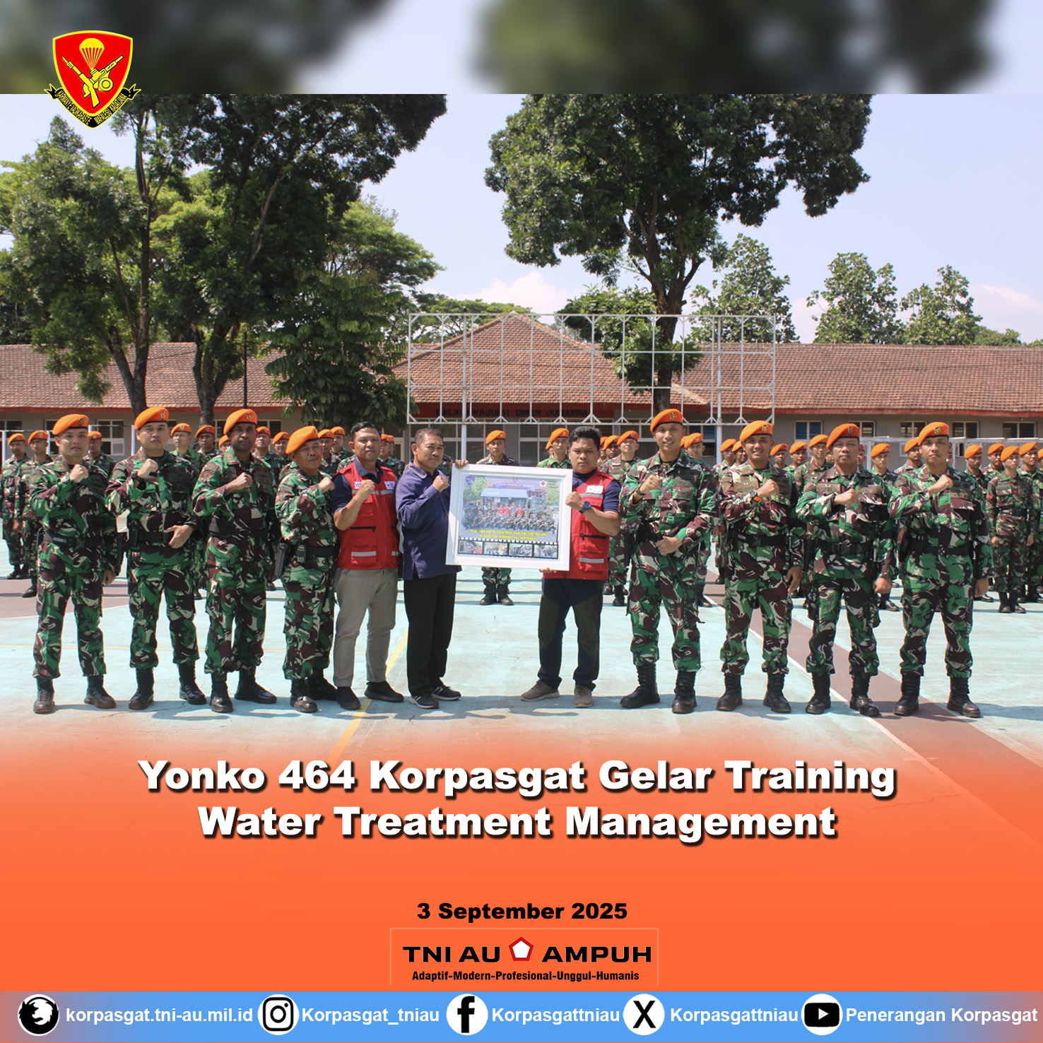 Yonko 464 Korpasgat Gelar Training Water Treatment Management
