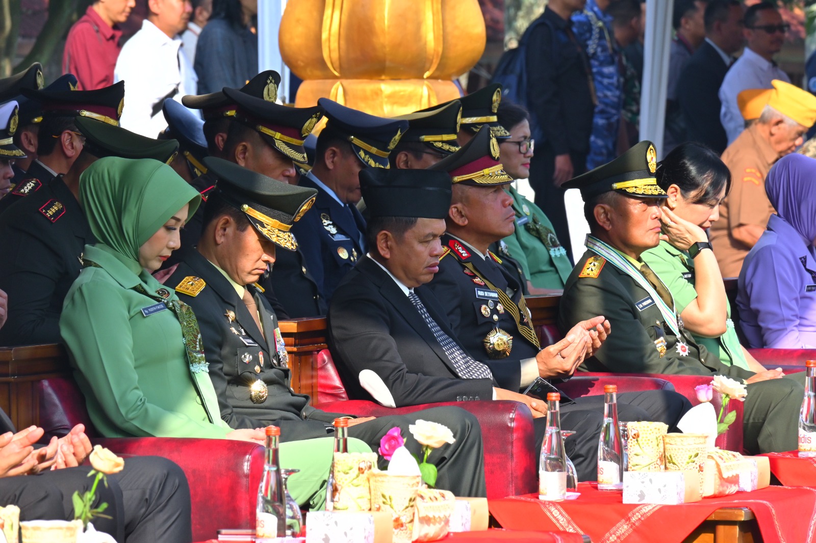 Kakum Korpasgat Ikuti Upacara HUT TNI Ke-80 Di Kodam III Siliwangi