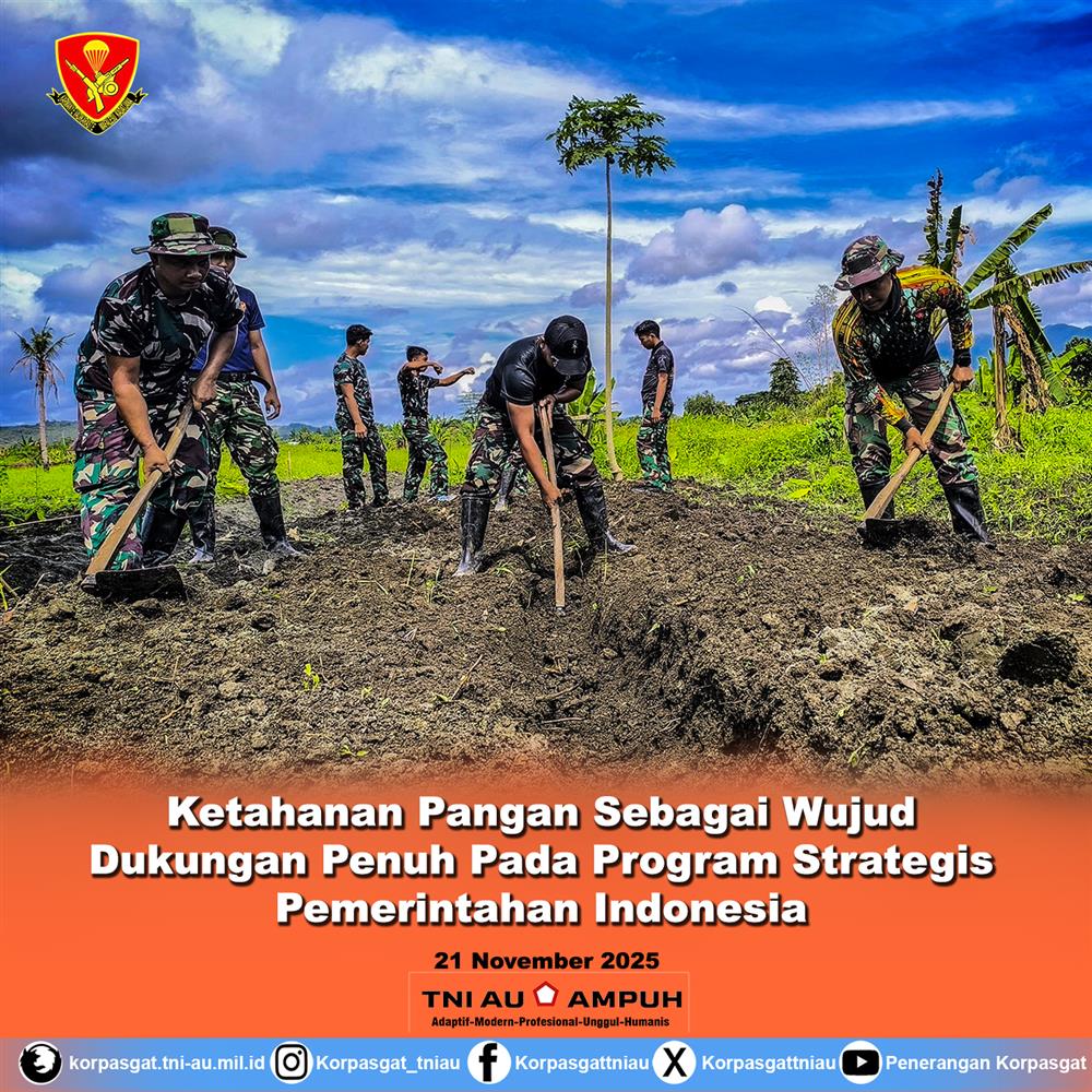 Ketahanan Pangan Sebagai Wujud Dukungan Penuh Pada Program Strategis Pemerintahan Indonesia