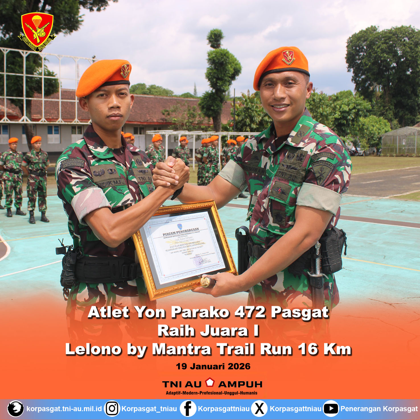 Atlet Yon Parako 472 Pasgat Raih Juara I Lelono by Mantra Trail Run 16 Km