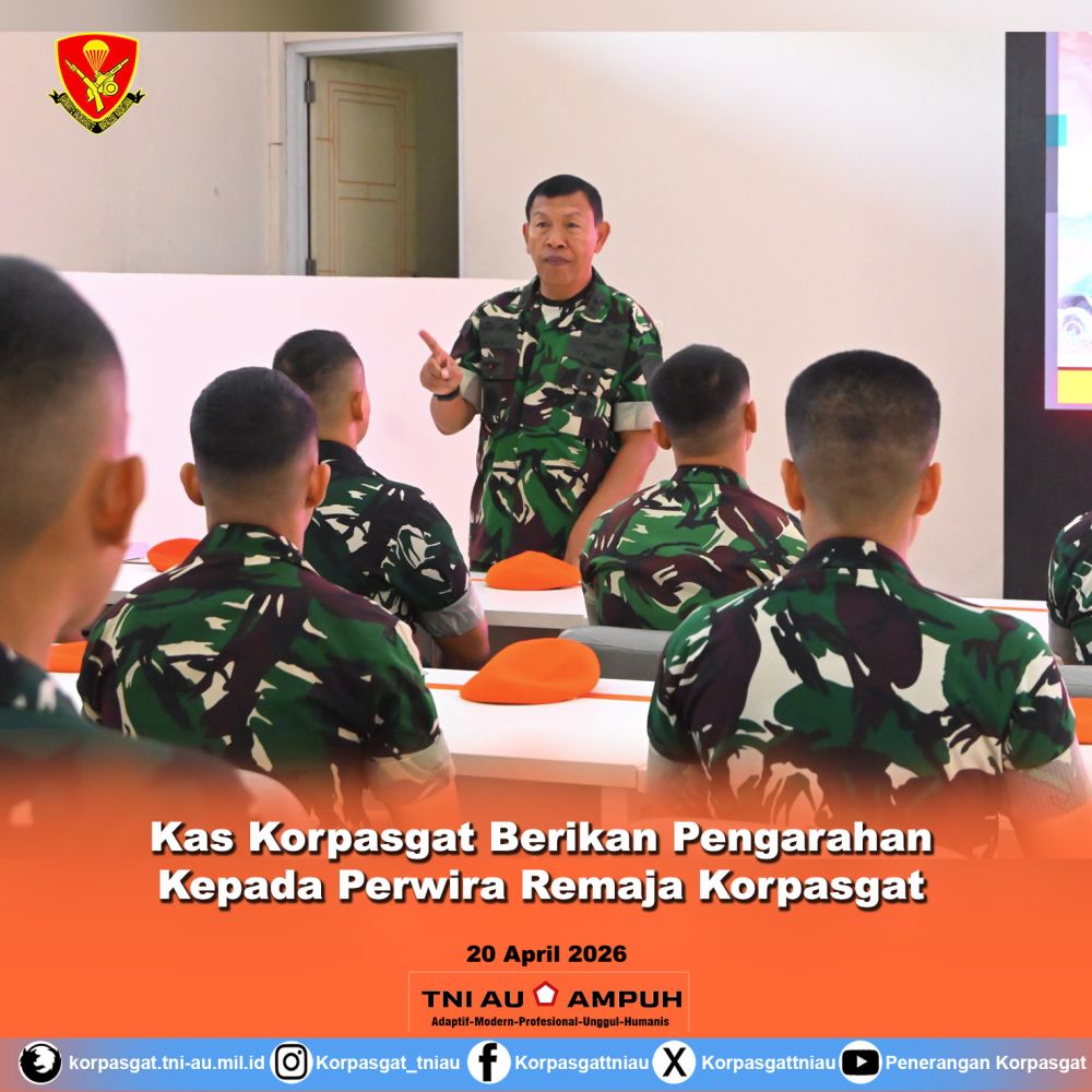 Kas Korpasgat Berikan Pengarahan Kepada Perwira Remaja Korpasgat