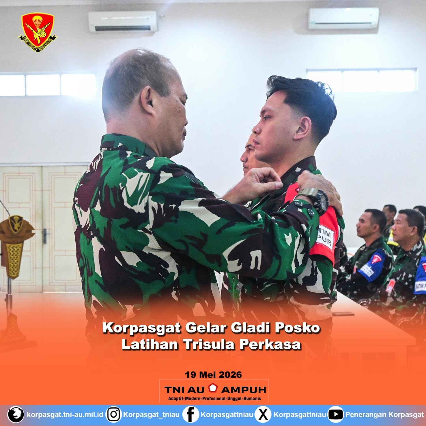 Korpasgat Gelar Gladi Posko Latihan Trisula Perkasa