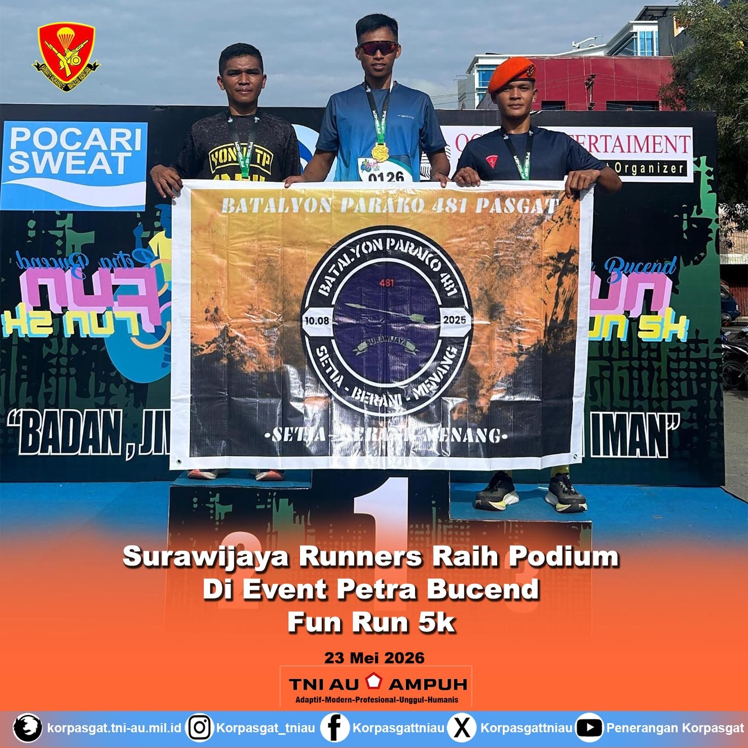 Surawijaya Runners Raih Podium Di Event Petra Bucend Fun Run 5k