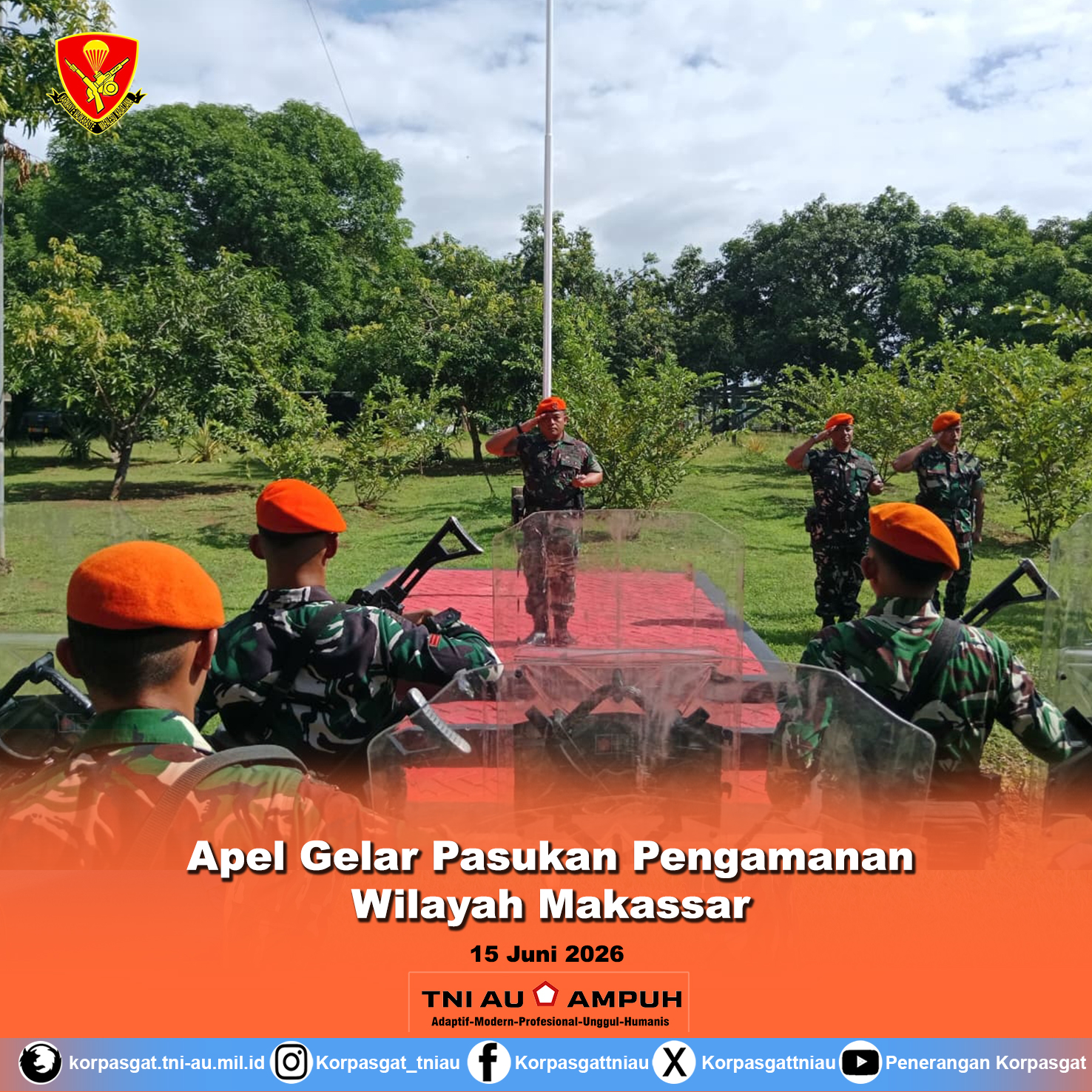 Apel Gelar Pasukan Pengamanan Wilayah Makassar Apel Gelar Pasukan Pengamanan Wilayah Makassar