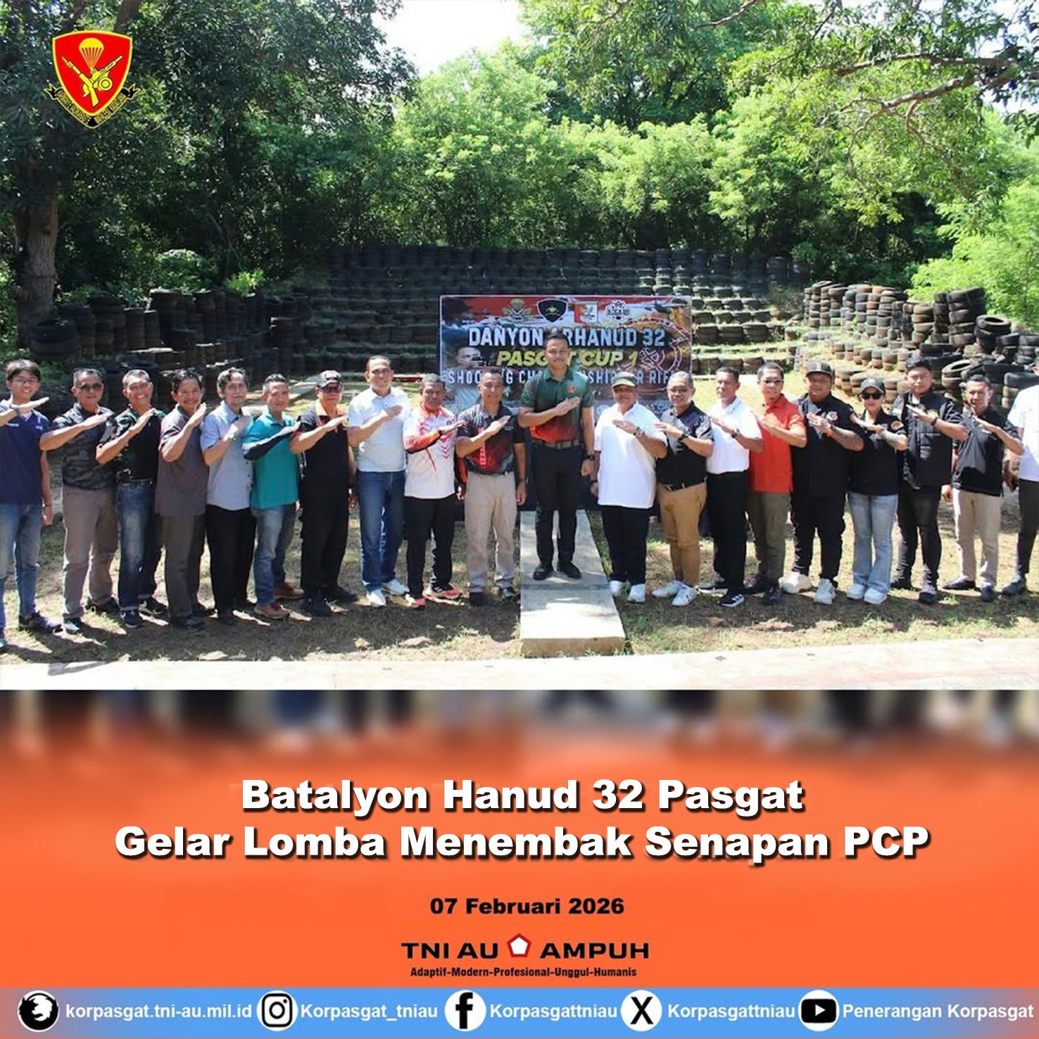 Batalyon Hanud 32 Pasgat Gelar Lomba Menembak Senapan PCP Batalyon Hanud 32 Pasgat Gelar Lomba Menembak Senapan PCP