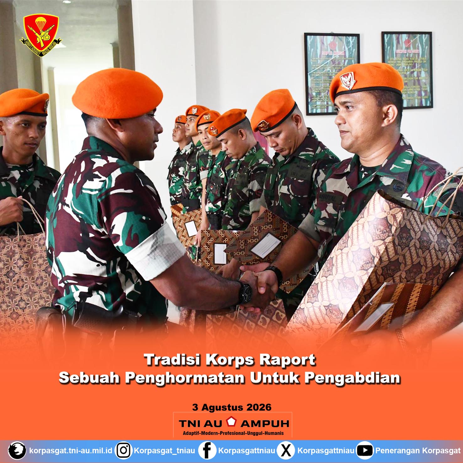 Tradisi Korps Raport Sebuah Penghormatan Untuk Pengabdian