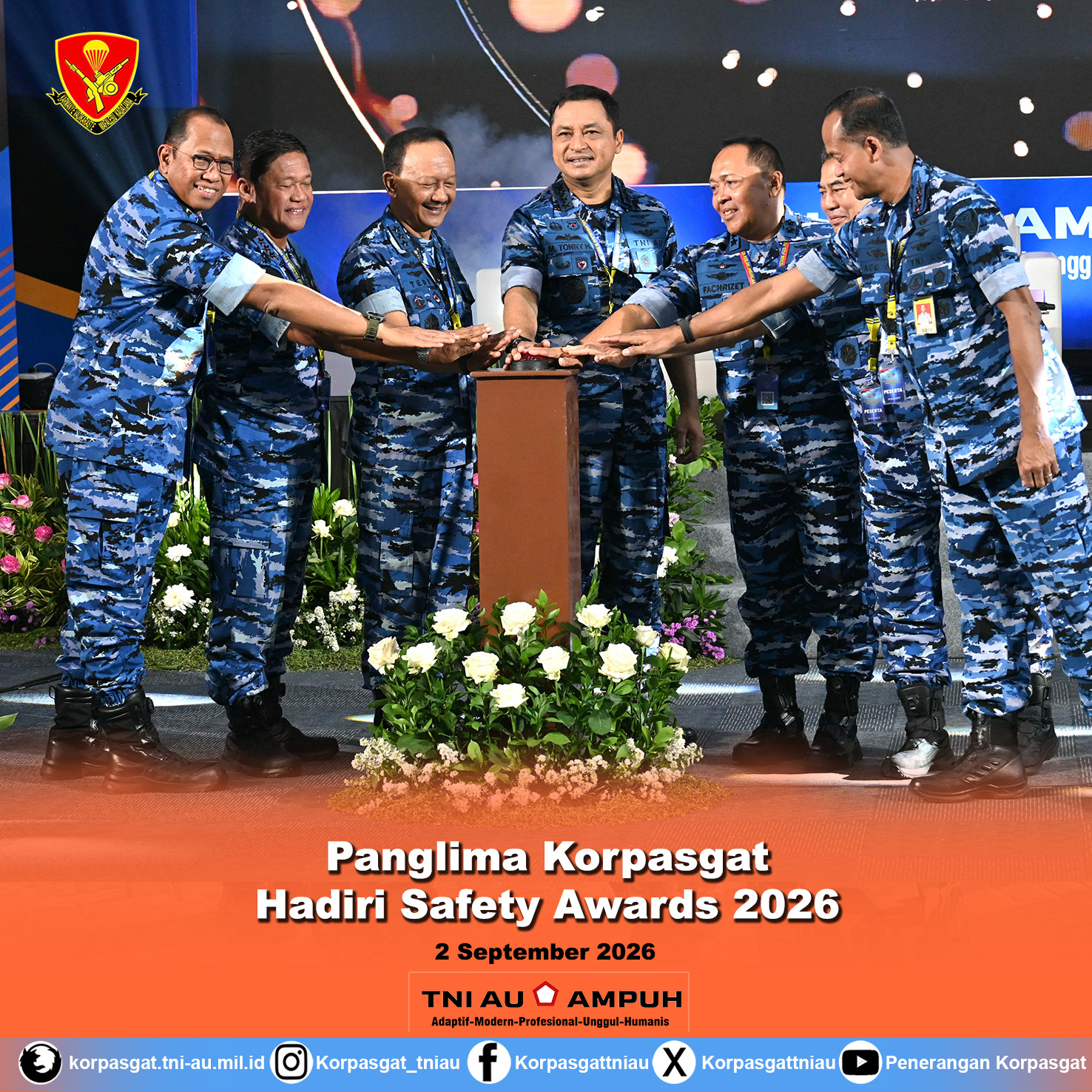 Panglima Korpasgat Hadiri Safety Awards 2026 Panglima Korpasgat Hadiri Safety Awards 2026